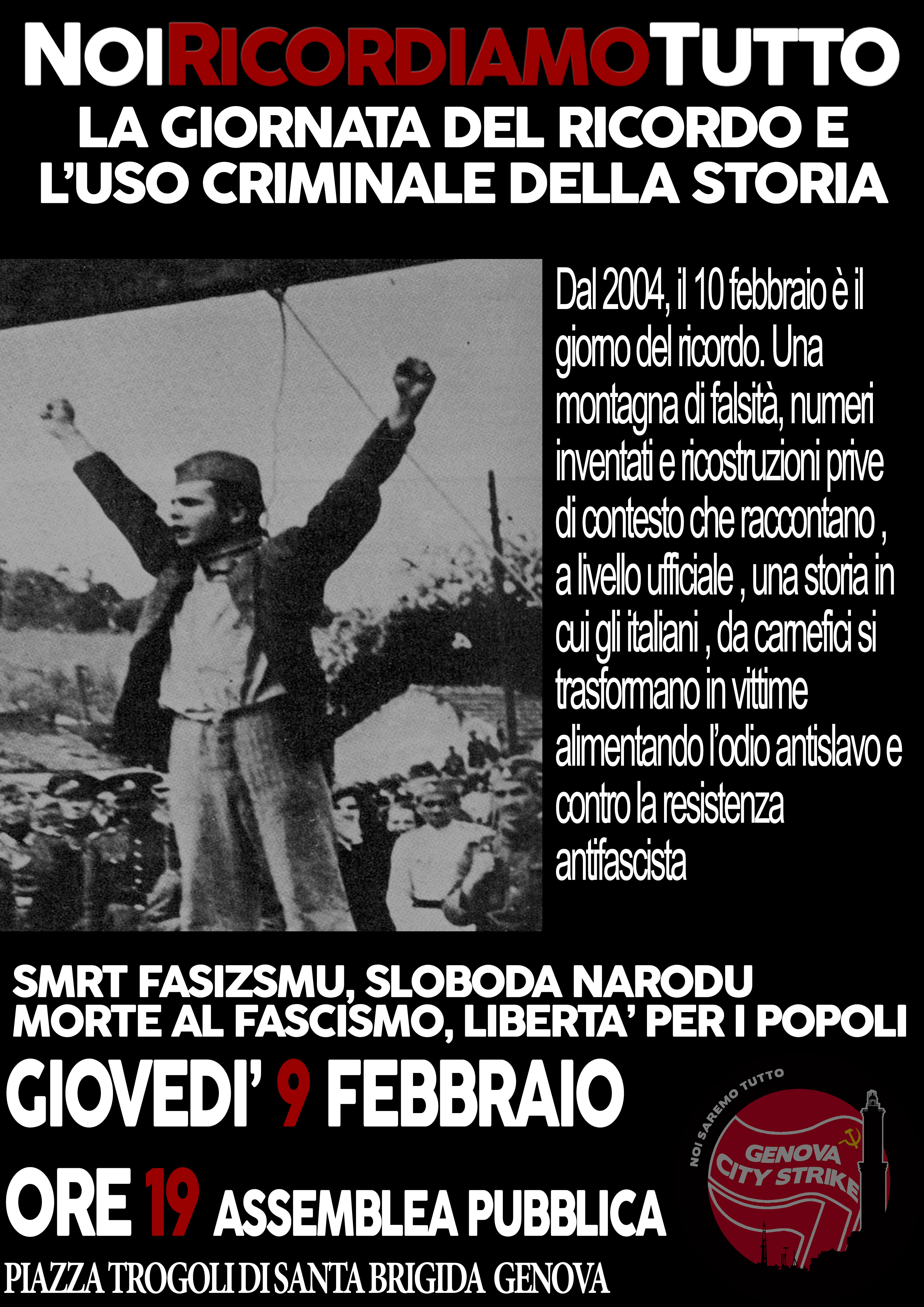 Foibe: contro l’uso criminale della storia