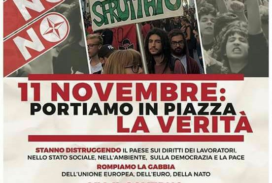 Appello corteo nazionale 11 novembre
