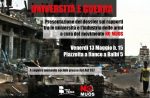 Venerdì 13 maggio: a Genova NO Muos e Vedo Terra presentano “Università e guerra”